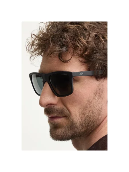 Armani Exchange okulary przeciwsłoneczne czarny