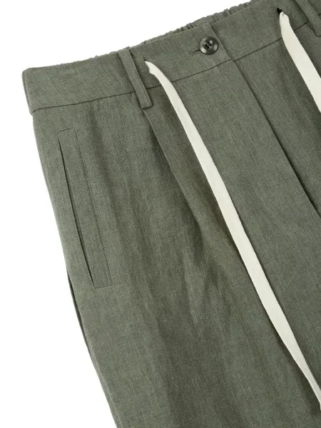 Pantaloni Tomboy cu cordon verde