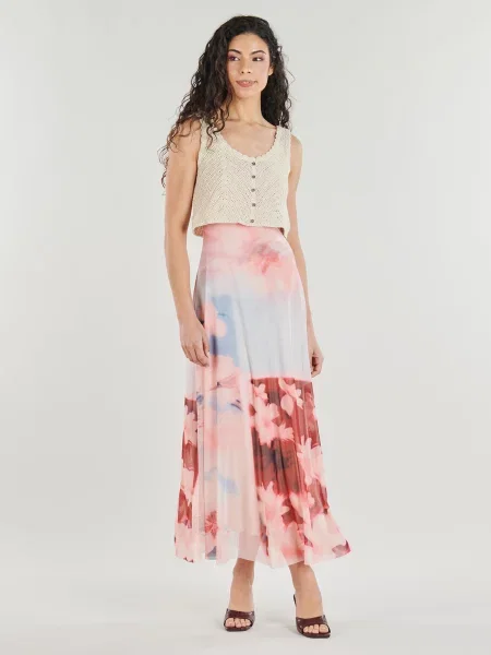 Desigual De tul rochie 2 în 1 FRIDA roz