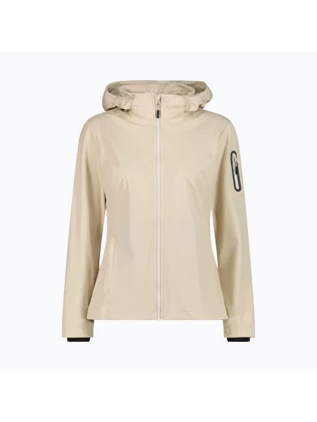 Kurtka softshell CMP Zip Hood cream beżowa