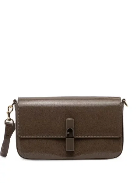 Body Furla din piele maro