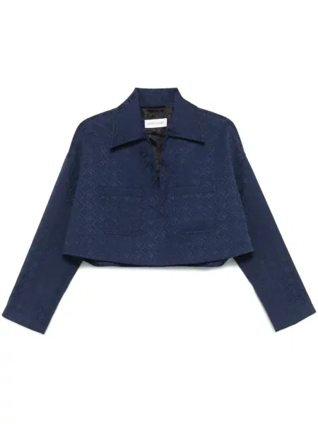 Bluzka Marine Serre żakardowa niebieska