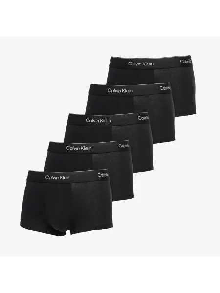 Strečové boxerky Calvin Klein s nízkým pasem bílé