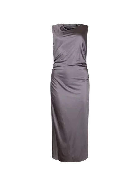 Rochie midi Pinko fără mâneci gri