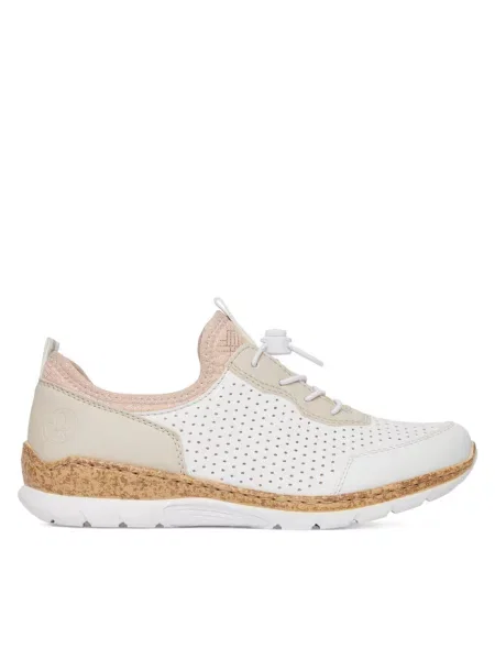 Sneakersy Rieker białe