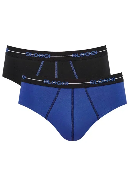 SLOGGI Slipy modrá černá