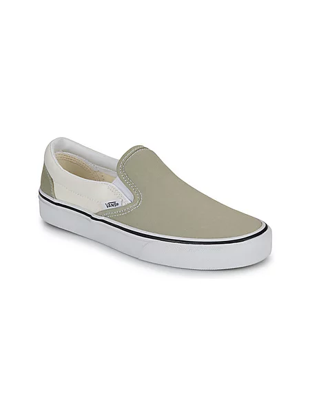 Slip on klasične hlačke slip Vans zelena