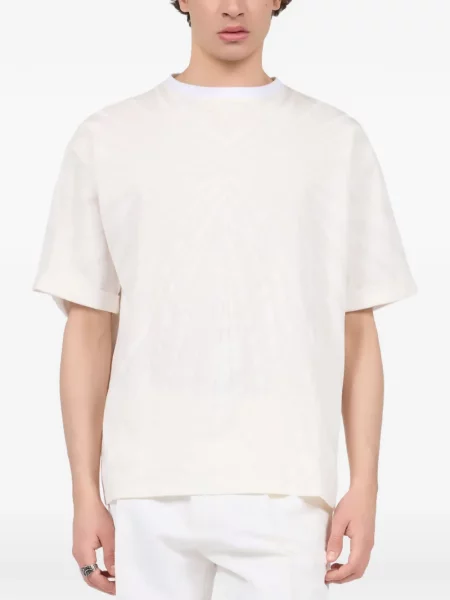 Scurt tricou Roberto Cavalli alb