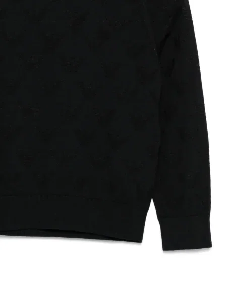Sweter dziecięcy Emporio Armani czarny