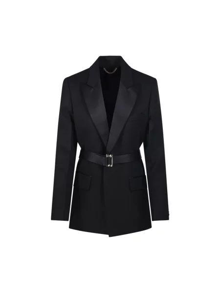 Marynarka Victoria Beckham wełniana czarna