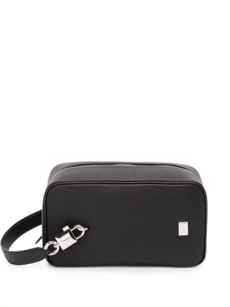 Geantă Dolce & Gabbana din piele cu autograf negru