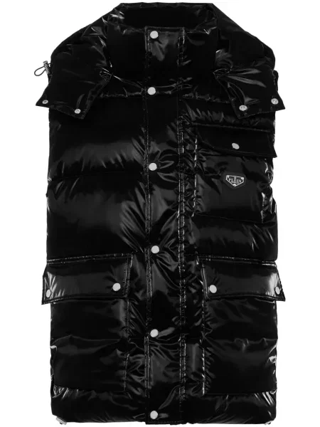 Vestă din puf Philipp Plein negru
