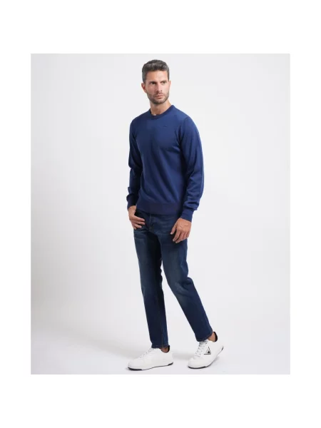 Sweter K-way wełniany niebieski