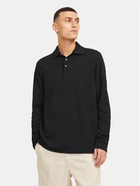 Jack & Jones Tricou polo William negru