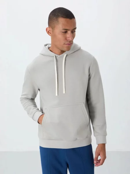 Tommy Life Mikina světle šedá