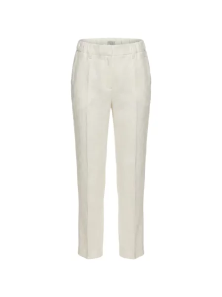 Pantaloni Brunello Cucinelli de in alb
