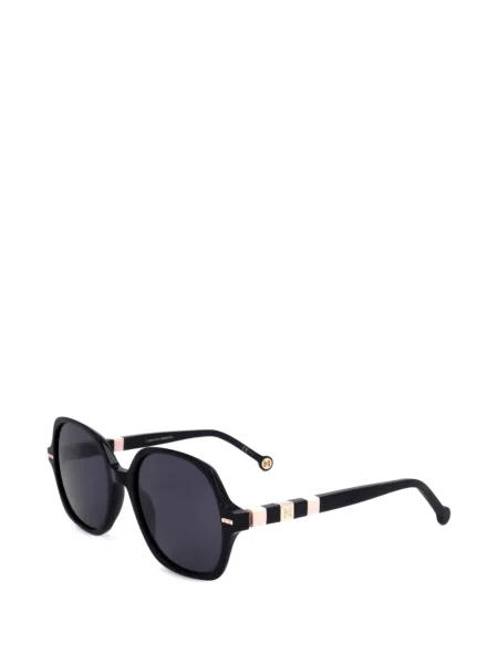 Ochelari de soare Carolina Herrera cu imprimeu geometric negru