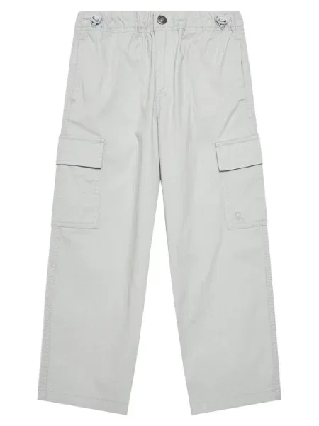 United Colors Of Benetton Παντελόνι υφασμάτινο Straight Fit γκρι