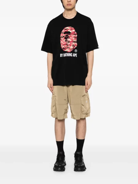 Tricou A Bathing Ape® cu imagine negru