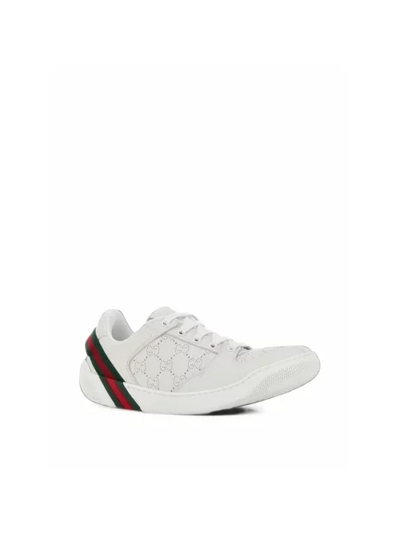 Sneakersy Gucci Screener skórzane białe