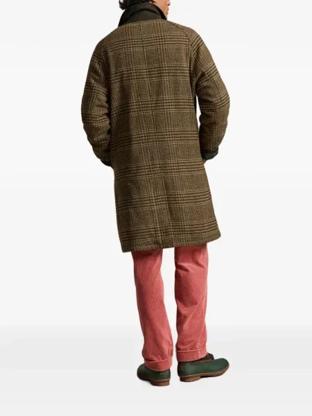 Mănuși Polo Ralph Lauren din piele de căprioară cu șireturi cu vârf închis albastru