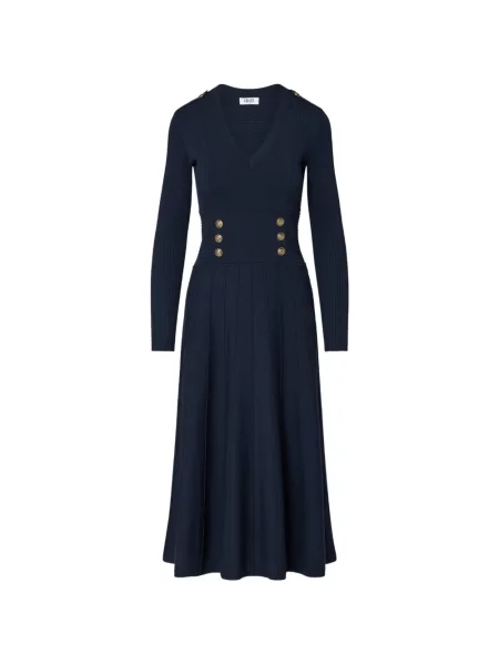 Rochie midi Liu Jo tricotate albastru