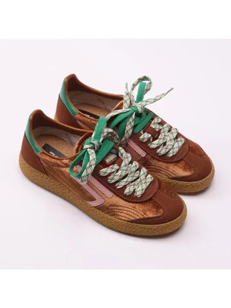 Sneakersy Puraai brązowe