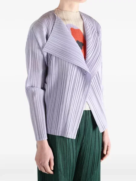 Jakna Pleats Please Issey Miyake ljubičasta