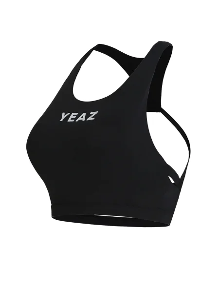 YEAZ Sutien sport Myth negru alb