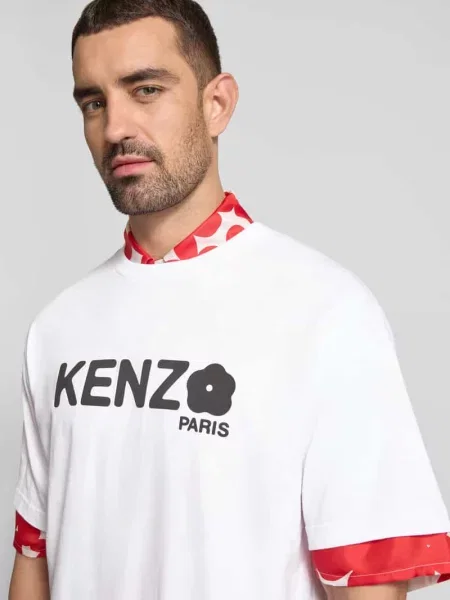 T-shirt z czystej bawełny Kenzo biała