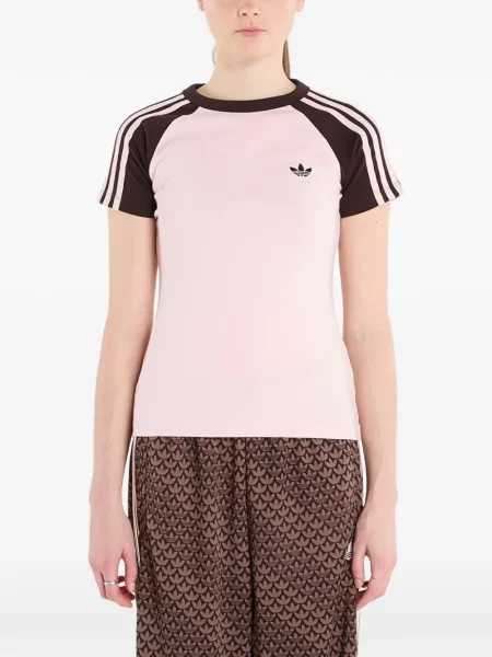 Tricou Adidas alergare cu șireturi din dantelă negru