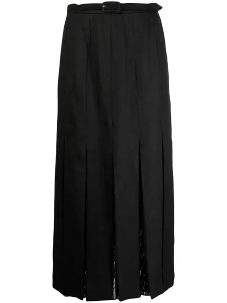 Fusta plisata Gabriela Hearst de in plisată negru