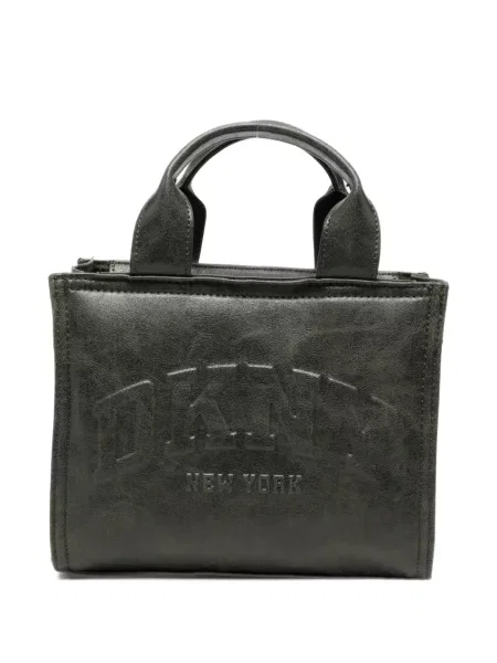Geantă shopper Dkny cu autograf gri