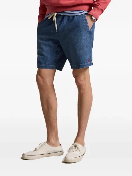 Μικρός κάλτσες Polo Ralph Lauren με κέντημα από ζέρσεϋ μπλε
