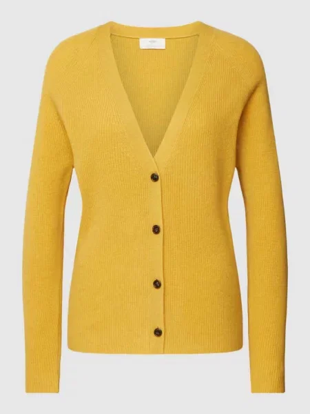 Kurtka z dzianiny z kaszmiru z prążkowaną fakturą Fynch-hatton