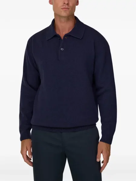 Polo Boggi Milano κασμίρ μπλε