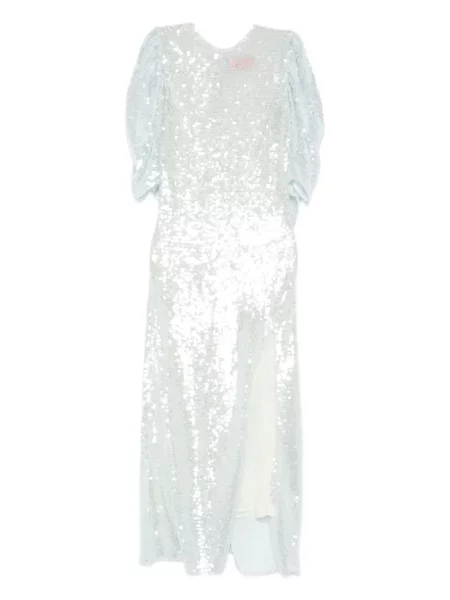 Rochie midi Roberta Einer cu paiete până la genunchi de costum albastru