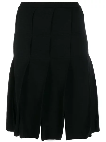 Plisované plisované sukně Jean Paul Gaultier Pre-owned černé