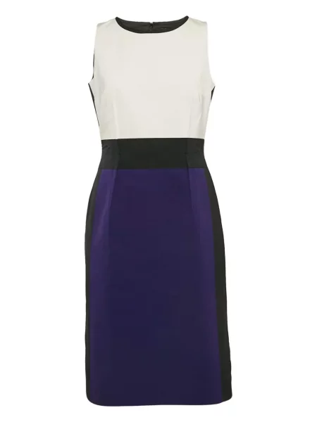 Rochie fără mâneci Paule Ka fără mâneci de costum albastru