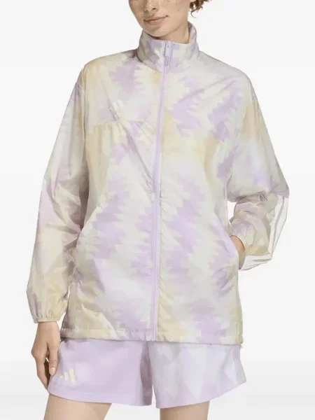 Pantaloni scurți Adidas cu autograf alergare cu imprimeu geometric albastru