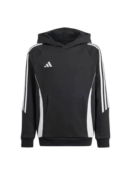 ADIDAS PERFORMANCE Hanorac sport Tiro negru alb