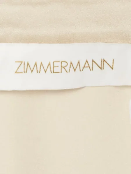 Μεταξωτή μίνι φόρεμα Zimmermann κρουαζέ
