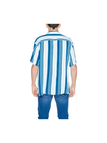 Koszula Jack & Jones w paski casual niebieska