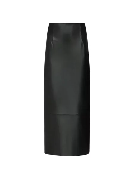 Fustă din piele Loulou De Saison negru