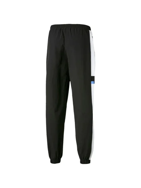 Pantaloni Puma cu dungi alergare negru