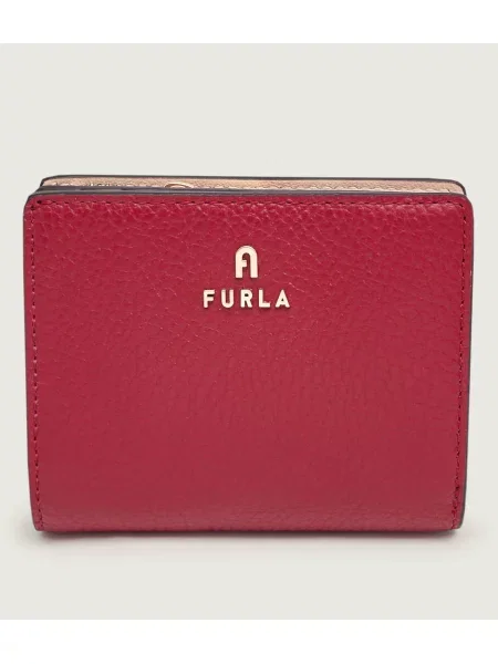Furla Bőr pénztárca Furla Camelia piros