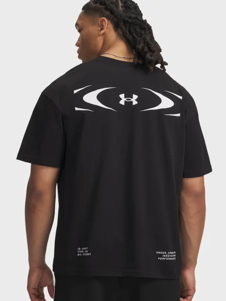 Футболка Under Armour з лого чорна