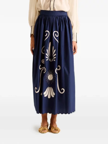 Fusta maxi Carolina K albastru