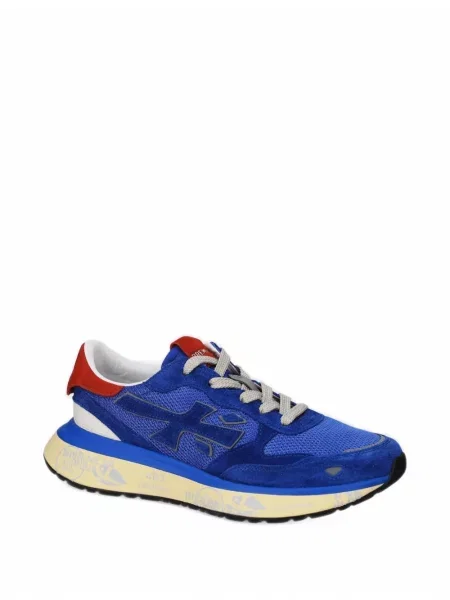 Sneakerși Premiata cu autograf albastru