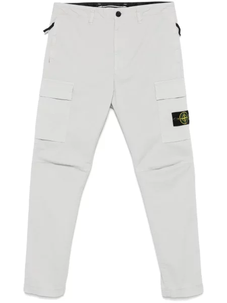 Pantaloni cargo Stone Island cu strasuri gri